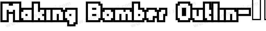 Making Bomber Outlin字体转换